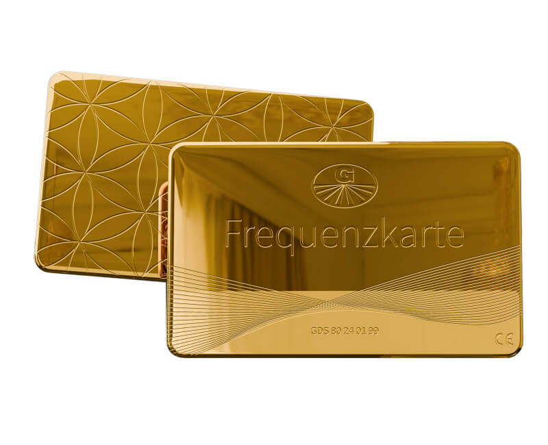 Frequenzkarte Vergoldet